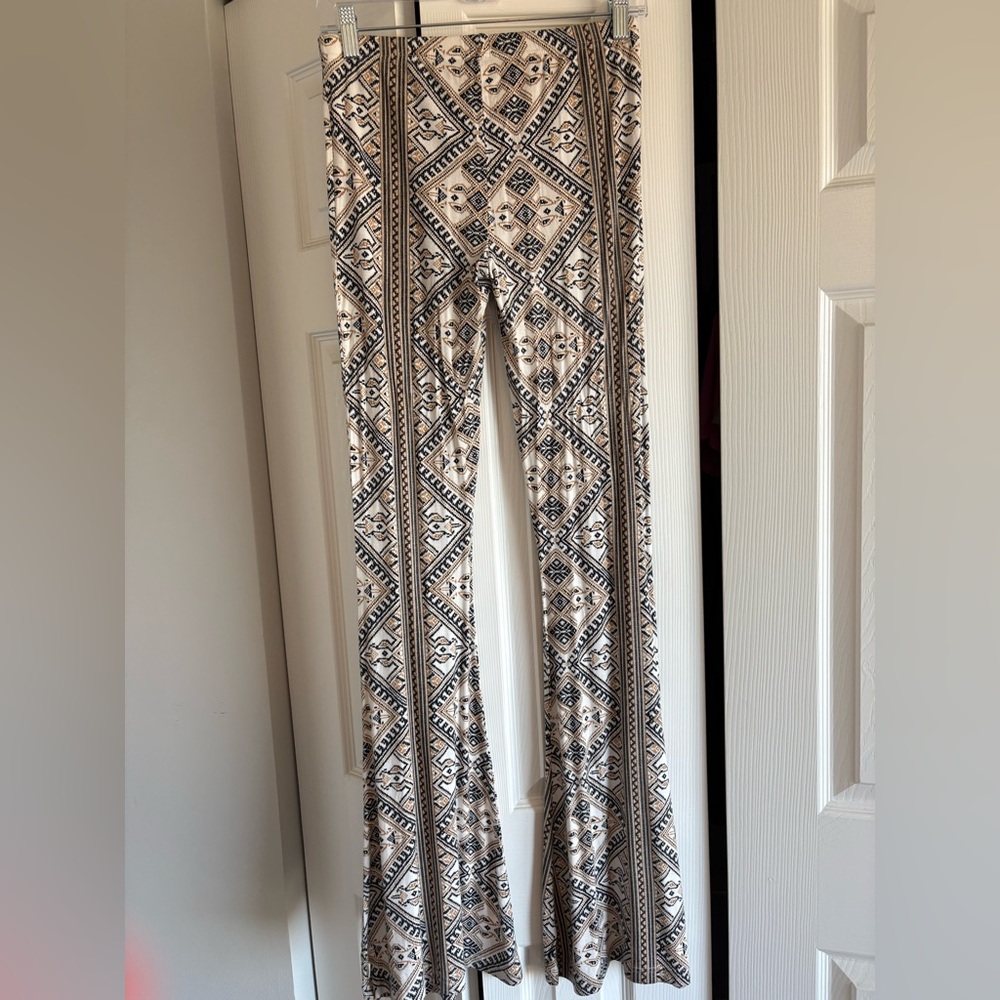 Volcom Geometric Patterned Flare Pants - image 3